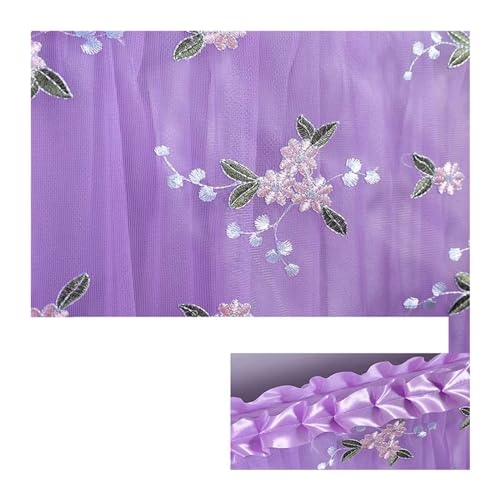 Cache anti-poussière TV plein format 50 pouces violet foncé textile