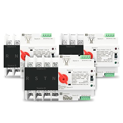 Commutateur de transfert automatique électrique 63A 100A inverseur source ininterrompue