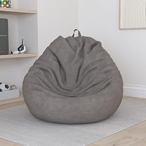 Nobildonna 3 ft Bean Bag Chair Cover (No Filler) for Adults and Kids, 300L Extra Large Stuffed Animal Storage Bean Bag Washable Soft Premium Corduroy Stuffable Bean Bag Cover Nobildonna 3 ft Bean Bag Chair Cover No Filler for Adults and Kids 300L Extra Large Stuffed Animal Storage Bean Bag Washable Soft Premium Corduroy Stuffable Bean Bag Cover