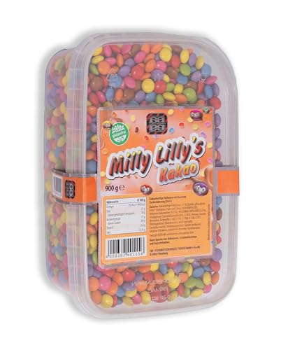 AGILUS Milly Lillys Kakao-Linsen / Schokolinsen 900 g Großpackung - Glutenfrei
