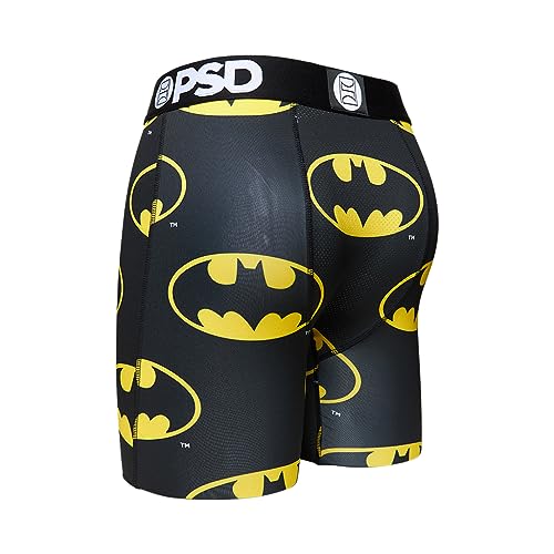 PSD Men's Dc Batman Boxer Briefs, Black, M3