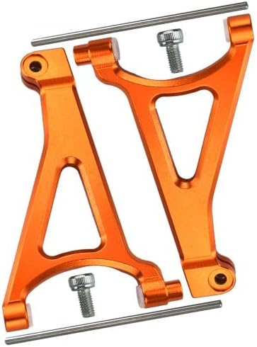 GPM for Traxxas 1/16 Mini E-Revo Upgrade Parts Aluminum Front Upper Arm - 1Pr Set Orange