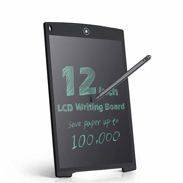 LCD Writing Tablet 12" inch/Sketching pad/Drawing pad/e-Slate/Writing pad etc (Black) (B0CLKM455T) Amazon Price History, Amazon Price Tracker