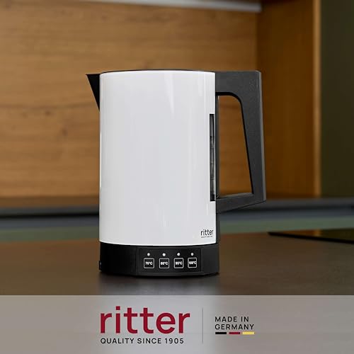 Ritter Fontana 5 Bollitore Con Selezione Della Temperatura, Made In Germany, Bianco - 2