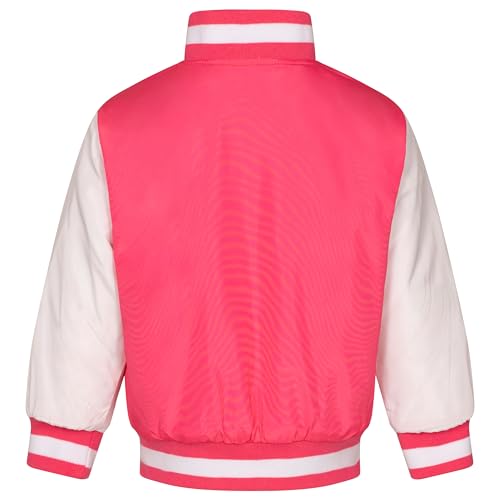 Disney Junior Girls Varsity Bomber Jacket Toddler to Big Kid Sizes (2T - 14-16)2