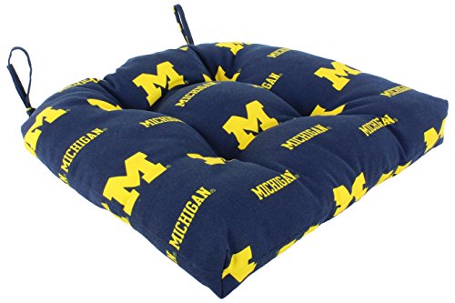 Image of Everything Comfy College Covers Michigan Wolverines Indoor Outdoor Seat Cushion Patio D Cushion