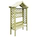 Produktbild vidaXL Kiefernholz Imprägniert Pergola Dach Bank Gartenbank Rosenbogen Spalier