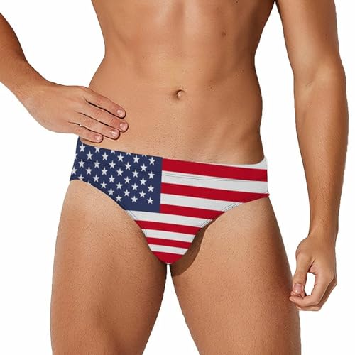 Zakqeik Mens Uruguay Flag Swim Brief Bikini Beach Soft Swimwear Briefs Sports
