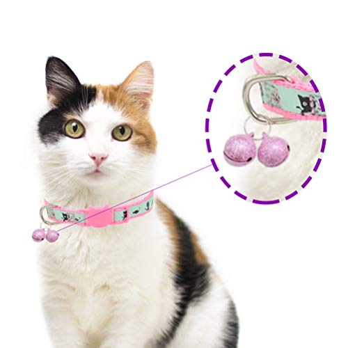 image for Barleygoo 30 Pack Pet Cat Collar Bells, Strong Loud Dog Collar Bells f