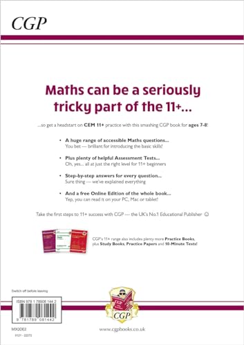 New 11+ CEM Maths Practice Book & Assessment Tests - Ages 7-8 (with Online Edition) (CGP 11+ CEM) - Image 2