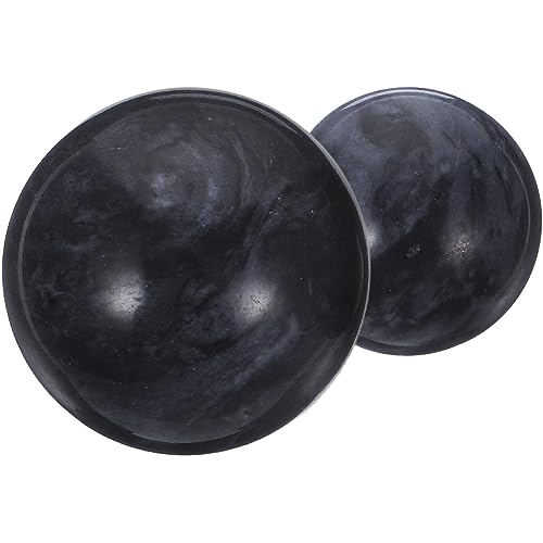 HAPINARY 2 Pcs Hand Balls for Elderly Health Care and Exercise Natural Jade Relief Balls for Hand Therapy and Relaxation