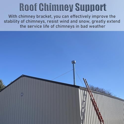 Stainless Steel Pipe Mounting Bracket Kit for Durable Wall, Roof & Floor Support - Includes Heavy-Duty Screws for Easy Installation & Maximum Stability