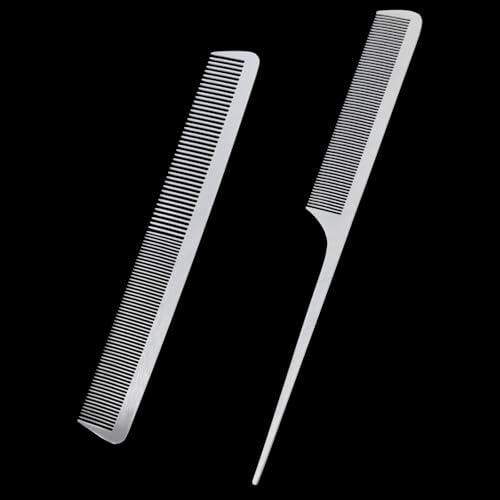 Peines metálicos para cabello de mujer, pack de 2 piezas miniatura 1