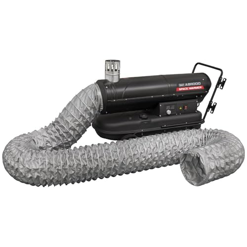 Sealey ABI1000 Indirect Kerosene/Diesel Space Heater and Ducting