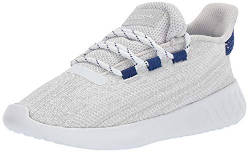 adidas Originals Unisex-Kid's Tubular Dusk Running Shoe, Grey/White/Mystery Ink, 1.5 M US Little Kid