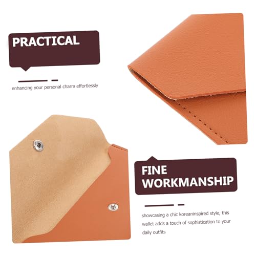 Women PU Wallet Compact Card Holder Coin Purse Elegant Minimalist Design for Shopping Travel Daily Use Lightweight Durable Korean Style Wallet3