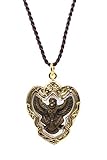 Artschatz Golden Amulet Garuda. Khagesvara, Vahana of Vishnu, Suparna, Thai Buddha Pendant