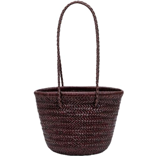 Image of Woven Tote Bag For Women, Fashion Crossbody Shoulder Bag, Casual Top-handle Handbags, and Travel Purses Phone Bag