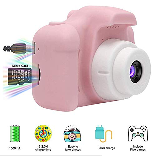 Câmera para crianças Câmera digital com microfone embutido HD 1080P