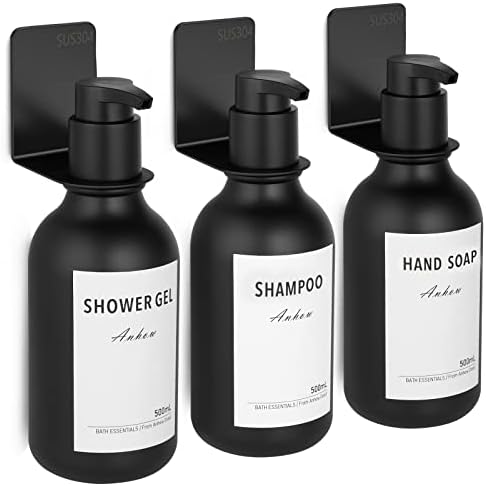 3-Kammer Seifenspender Wand - Ohne Bohren Für Bad & Küche 3x400ml