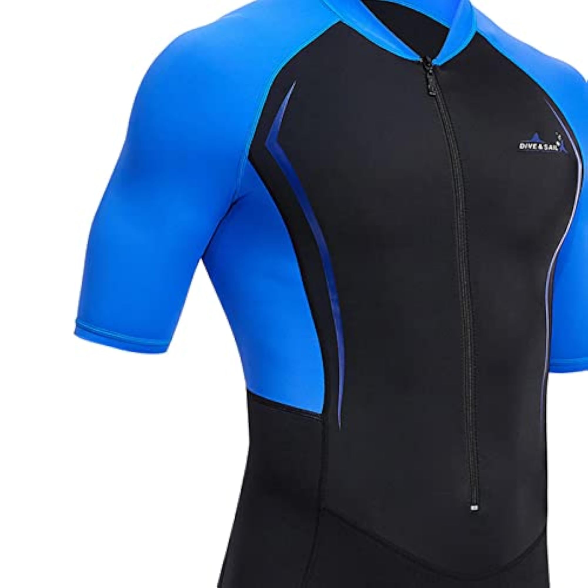 Men's Shorty Wetsuit for Surfing, Blue