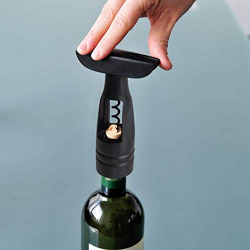 Fackelmann EASY Corkscrew, Wine Bottle Opener, Easy Use Large Easy Grip Handle, Self-Pulling, Non-Stick Spiral - Image 3