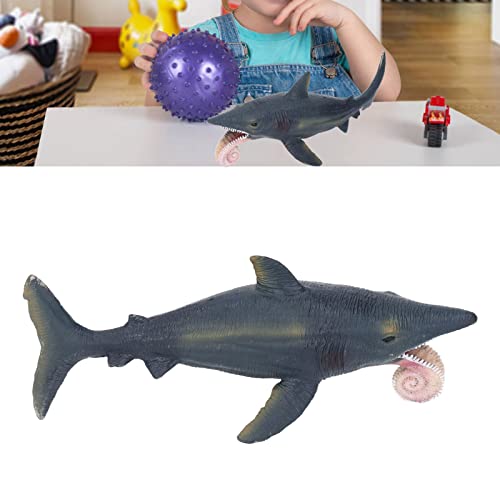 JTLB Hai-Spielzeug, Simulationsmodell, Lebensecht, Lebendig, Pädagogisches Helicoprion-Modell, Spielzeug, Meerestier, Hai-Spielzeug für