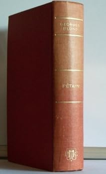 Hardcover Pétain 1856-1951 [French] Book