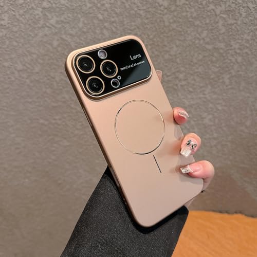 Coque iPhone 13 Pro magnétique silicone liquide bleu étui de protection fine sans fil
