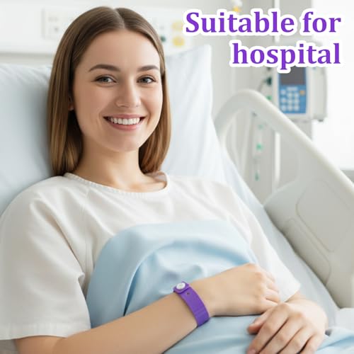 Image of Henoyso 1000 Pcs Purple Plastic Wristbands for Events Vinyl Waterproof Pool Wristbands Neon Color Plastic Bracelet for Party Events Arm Band Identification for Concerts Carnivals
