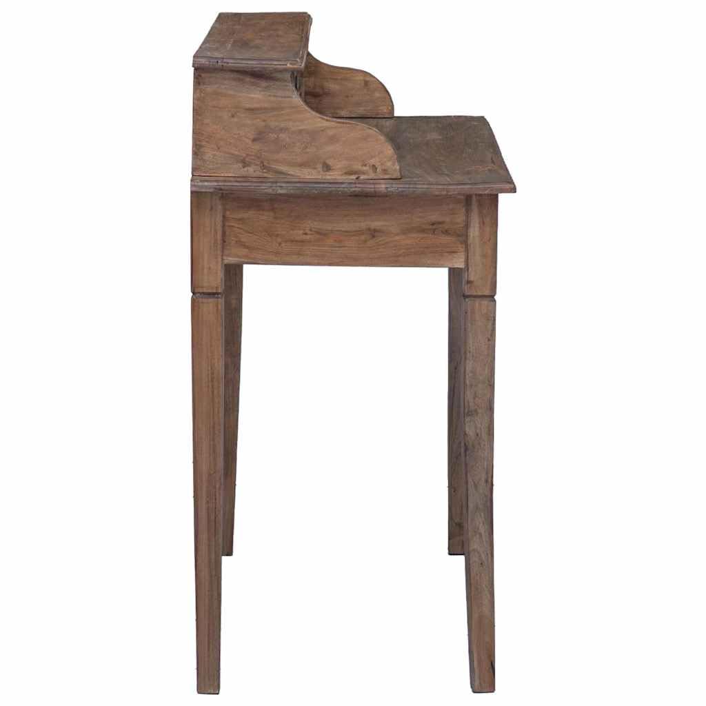 Scrivania a 6 cassetti in mogano massiccio 90 x 50 x 101 cm scrivania