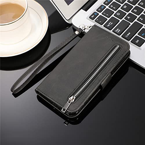 Housse portefeuille Huawei P40 Pro Plus idéale pour voyager léger en noir