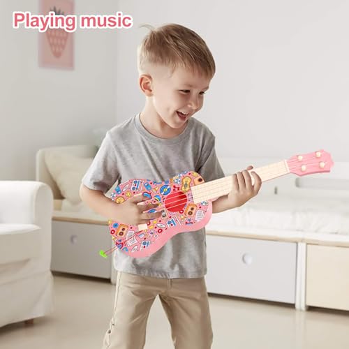 Podafu LQ-UKULELE Leeqee 21In Colorful Graffiti Ukulele Guitar For Kids thumb #6