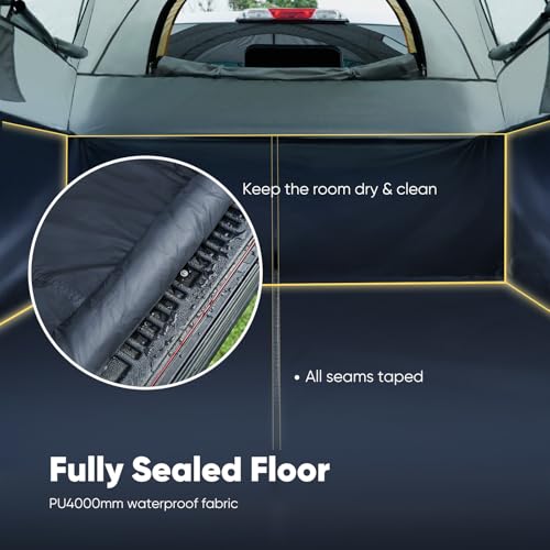 image for Quictent Pickup Truck Tent for Full Size Short Bed (5.5'-5.8'), Waterp