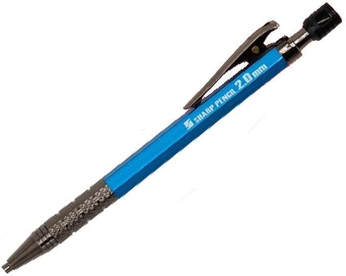 山崎商店] ホシエス 唐草 銀軸 二色 シャープペンシル 1.1mm