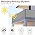 SUNNY GUARD 3'x10' Brown-Grey Balcony Privacy Screen Fence, Apartments Railing Screen, Heavy Duty Wind Block Screen for Outdoor,Porch,Patio,Deck Privacy?We Make Custom Sizes?