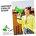 Mikikit Loud Megaphone Speaker 25w Rechargeable Flashlight 240s Recording Versatile for Outdoor Security Cheerleading