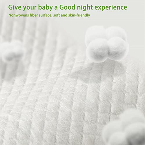 Vista 4 de Zdolmy Cambiadores desechables grandes para bebé (paquete de 50) Cambiador portátil para viajes sin desorden, ultra absorbentes, impermeables