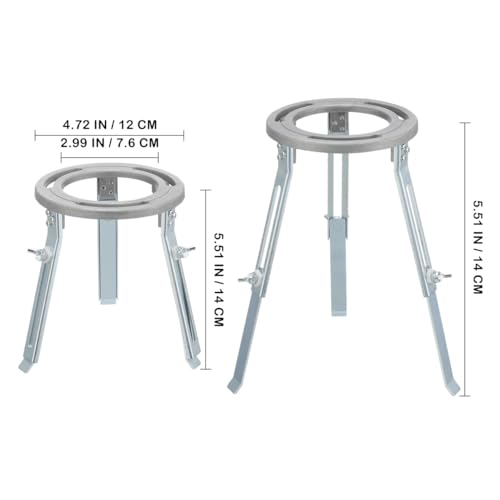 Scicalife Brûleur Bunsen de laboratoire - Réglable - Trépied de laboratoire - Trépied de laboratoire - Lampe à trois pieds - Soutien des fournitures de laboratoire - Pour les expériences de chimie – vue 4
