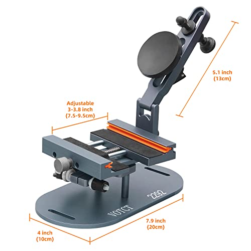 Votct Phone Screen Separator Aluminium Alloy Phone Screen Opener With Suction Cup Heating Free 360 Rotatable Lcd Screen Opening Tool Cellphone Repair Kit Compatible For Iphone Samsung Galaxy Huawei #TOP4