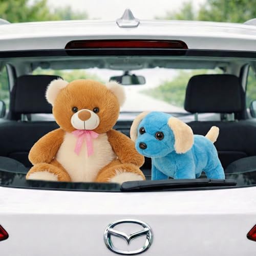 Image of Tabitha Stuffed Toys-Ultra Soft Plush Toy for Kids | Birthday Gifts for Kids and Girls | (Combo of 2 Toys 30 Cm Sandal Teddy & 25 Cm Blue Dog)