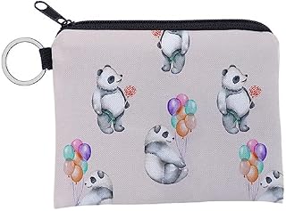 FAVORTALK Small Toiletry Bag Coin Purse Canvas Purse Zipper Change Purse Soft Lightweight Small Zipper Pouch, 3315
