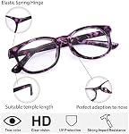 EYEGUARD Verres de lecture 4 Pack Fashion coloré lecteurs pour les femmes