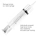 6 Pack 150ml Syringes, Reusable Large Plastic Garden Syringe for Scientific Labs, Measuring, Watering, Refilling, Multiple Uses