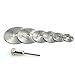Floratek 6 PCS Mini HSS Circular Saw Blade Cutting Blade Wheels Disc Set Rotary Tool Wood Cutting Discs with 6 Blades 1 Extension Rod