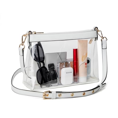Image of Wuflyover Clear Bag for Stadium Events, Clear Purse for Women