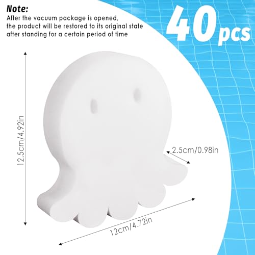 Darryy 40 Stück ölabsorbierender Schwamm Pool, Pool Schwamm Absorber, ölabsorbierender Schwamm für Pool, Spa und Schwimmbad, Pool Schwamm Absorber – Bild 3