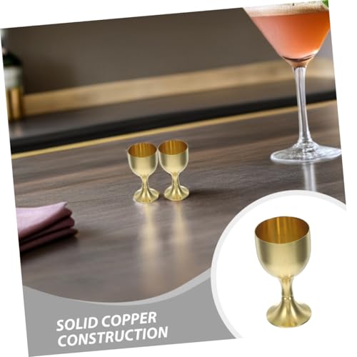 Copa de latón decorativa PRETYZOOM para solucionar espacios vacíos con estilo retro 3