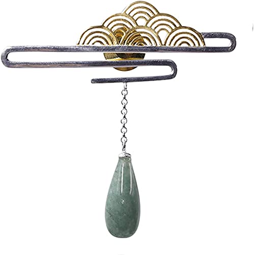 ZEDARO Brosche Brosche 925 Sterling Silber Brosche Chinesischer Stil Vintage Cheongsam Pin Exquisite Brosche für Frauen und Mutterbroschen für Frauen