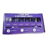 Nylon-Gewebe-Schleifband mit hochpräziser Schleifbeschichtung, ideal für Metall, Holz und synthetische Materialien, Violett, 25 mm (6 Stück)